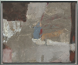 Sandbild III, 2006, Mischtechnik auf Leinwand, 60 x 50