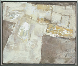 Sandbild II, 2006, Mischtechnik auf Leinwand, 60 x 50