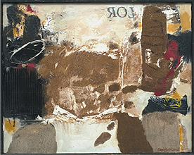 Zerbrochener Körper, 2002, Mischtechnik auf Leinwand, 50 x 40