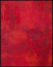 Rot I, 2010, Mischtechnik auf Leinwand, 140 x 110